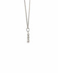 Baikalla Jewelry Gold Diamond Necklace 18K White Gold Diamond Pendant Necklace