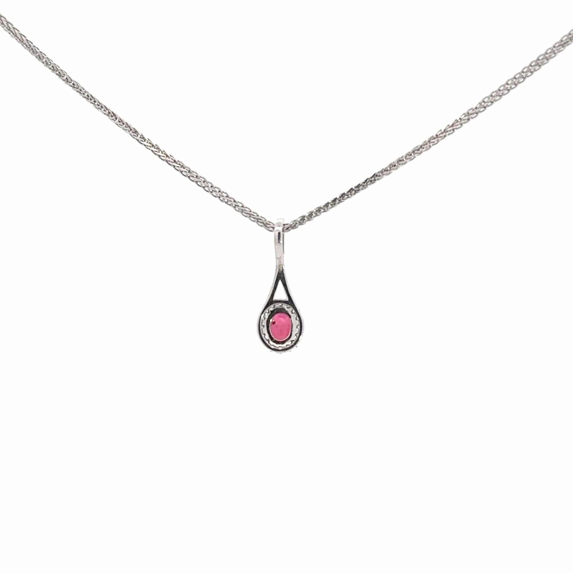 Baikalla Jewelry Gold Aquamarine Necklace 14k White Gold Natural Ruby Pendant Necklace