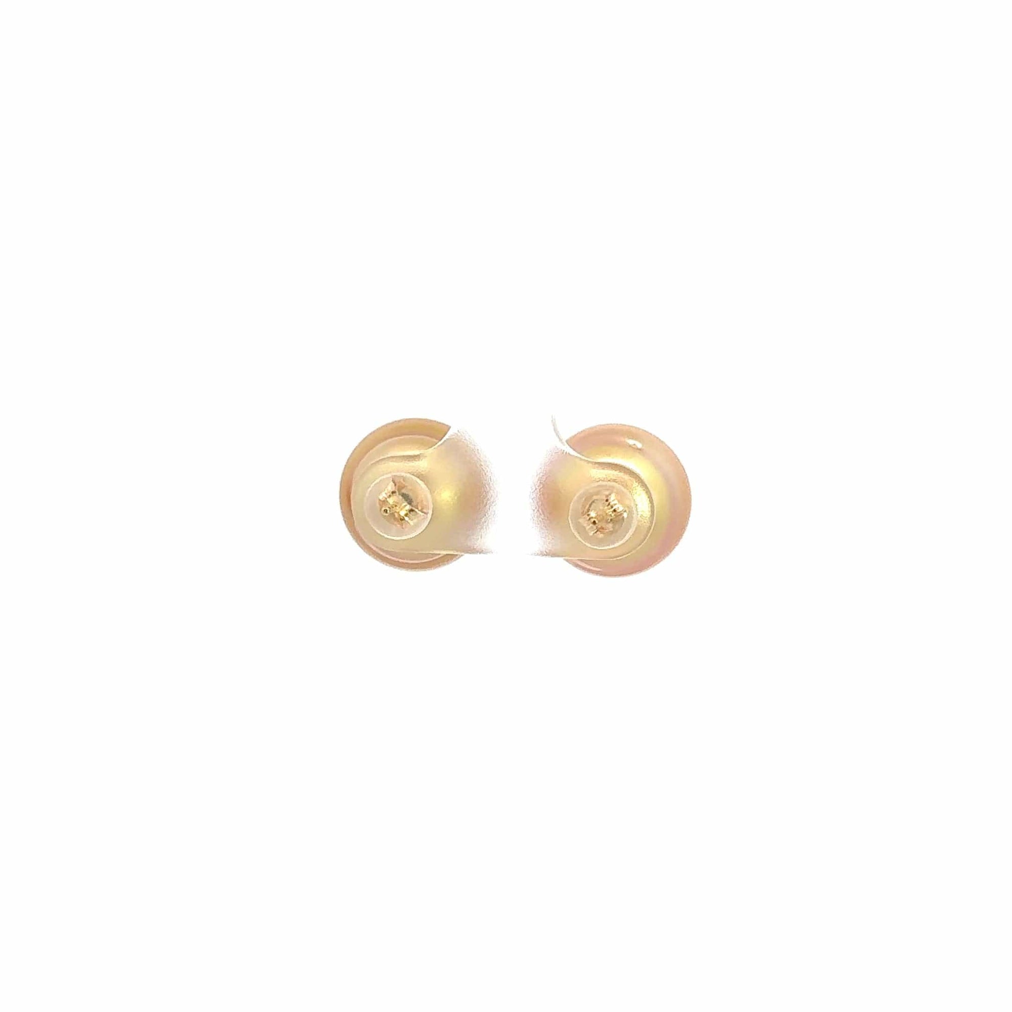 Baikalla Jewelry Gold Pearl Necklace 18k Yellow Gold Sea Pearl Earrings