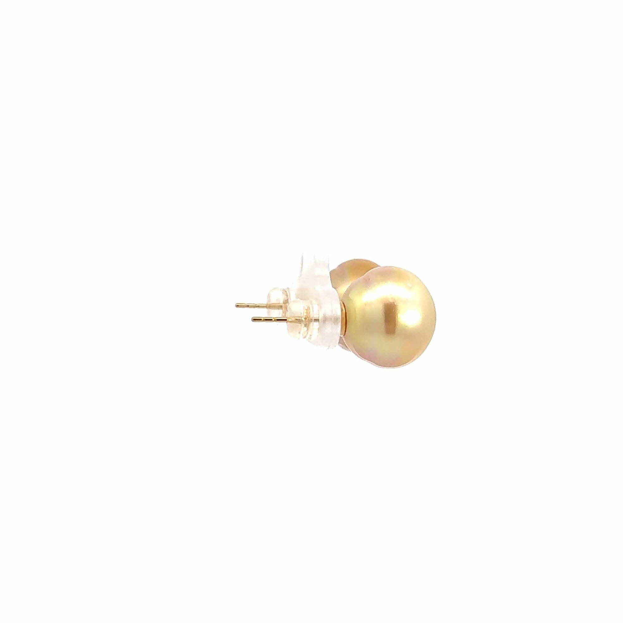 Baikalla Jewelry Gold Pearl Necklace 18k Yellow Gold Sea Pearl Earrings