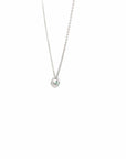 Baikalla Jewelry Emerald Pendant Necklace 18K White Gold Emerald Pendant Necklace