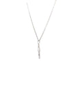 Baikalla Jewelry 18K Pure White Gold Pendant 14K White Gold Cross Pendant Necklace With Diamonds