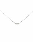 Baikalla Jewelry Gold Diamond Necklace 18K White Gold Pendant Necklace