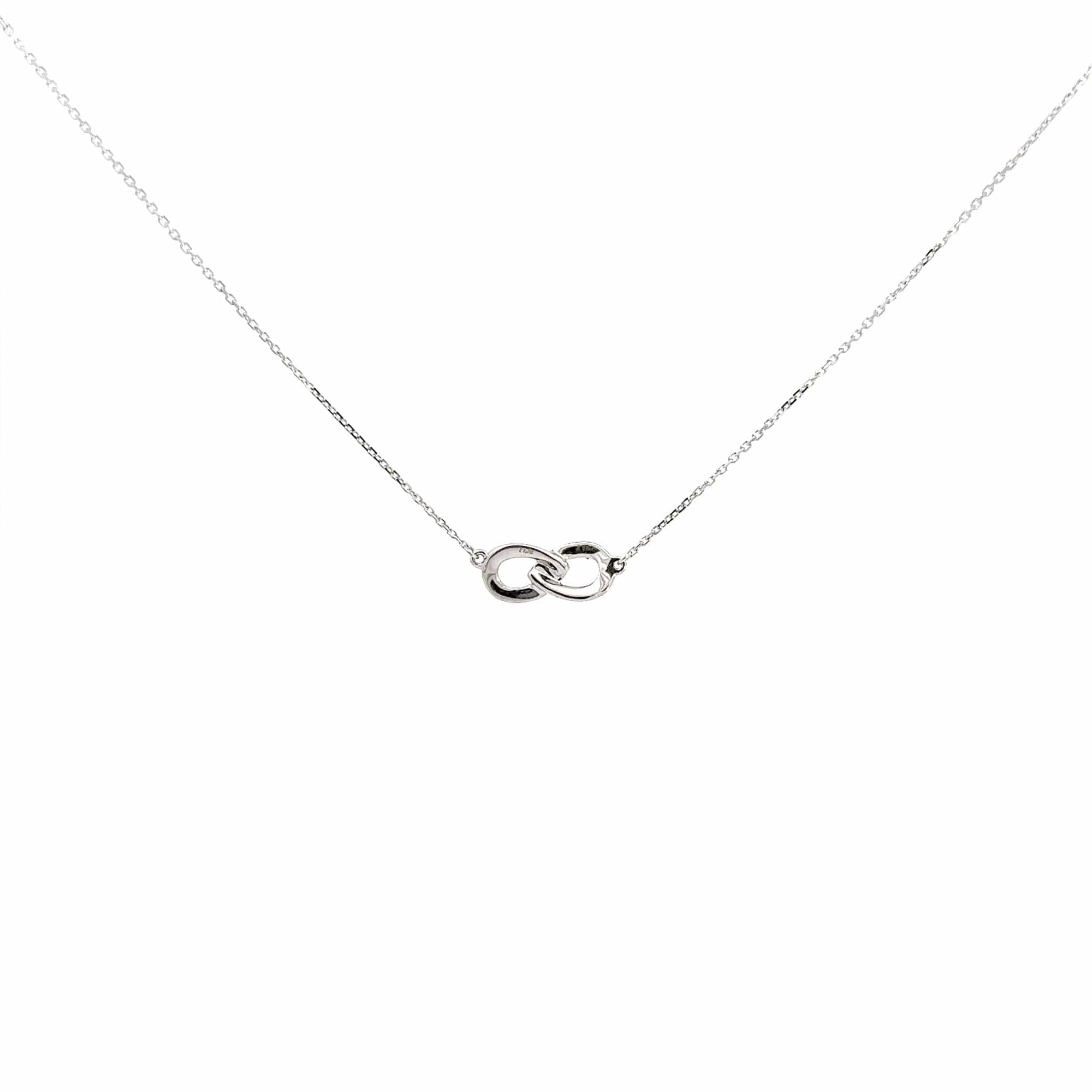 Baikalla Jewelry Gold Diamond Necklace 18K White Gold Pendant Necklace