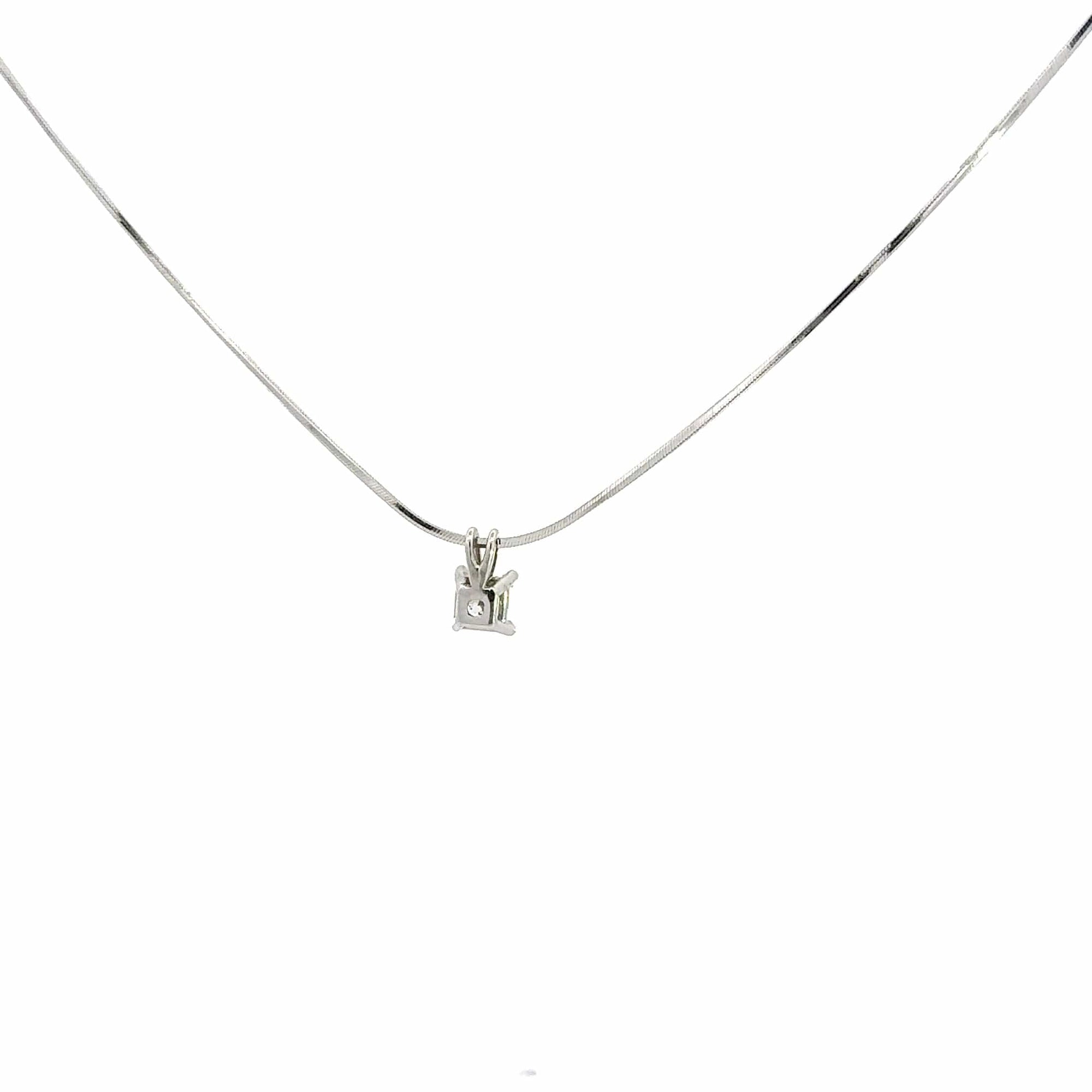 Baikalla Jewelry Gold Diamond Necklace Copy of 18K White Gold Diamond Pendant Necklace