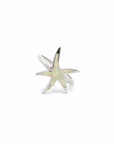 Baikalla Jewelry Sterling Silver Opal Ring Baikalla™ Sterling Silver Lab Created Starfish Opal Ring