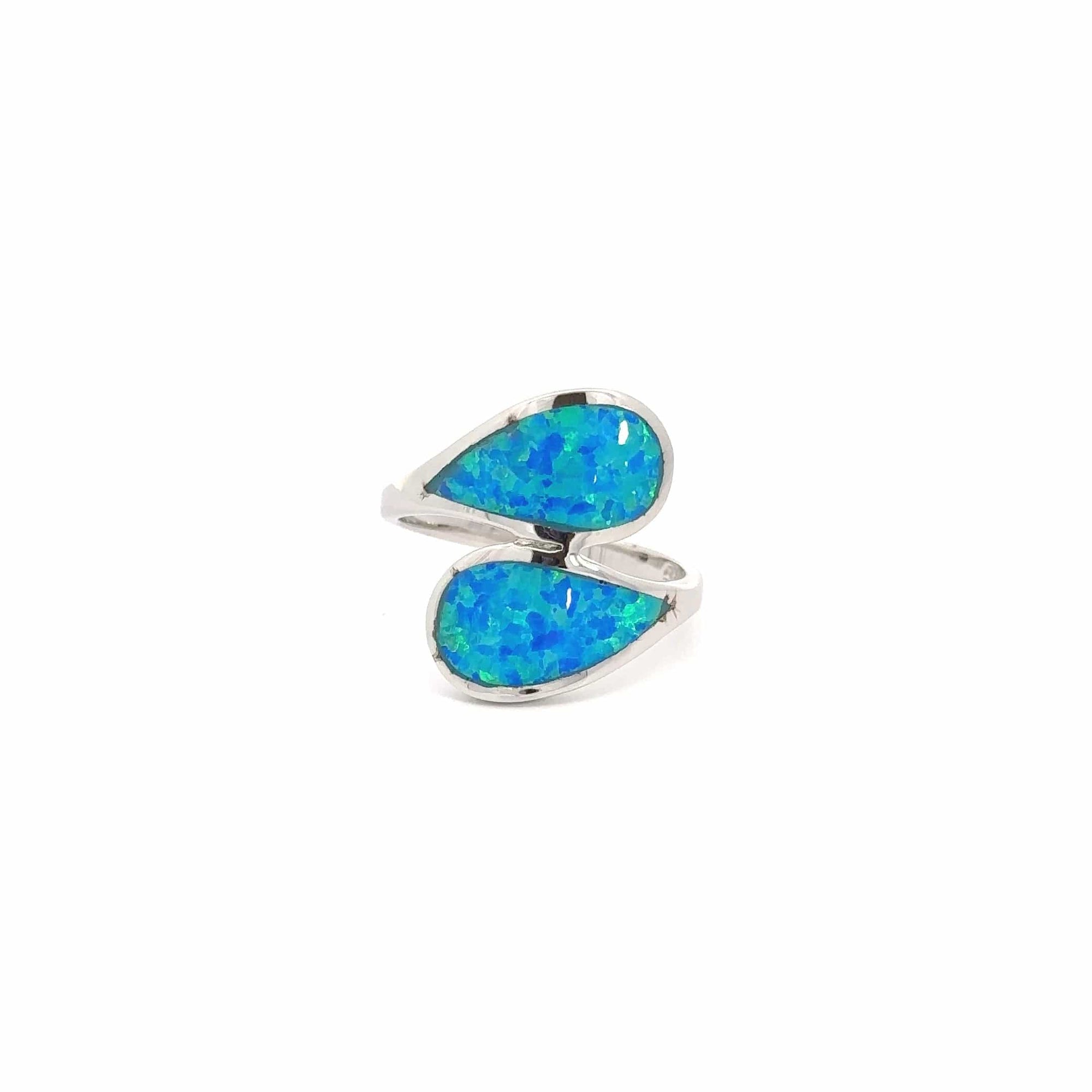 Baikalla Jewelry Sterling Silver Opal Ring Copy of Baikalla™ Sterling Silver Lab-Created Opal Ring