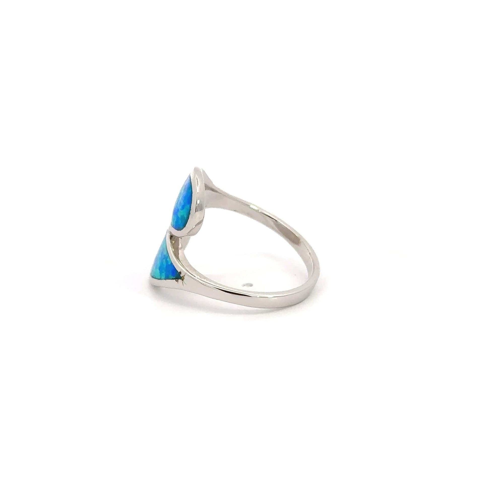 Baikalla Jewelry Sterling Silver Opal Ring Copy of Baikalla™ Sterling Silver Lab-Created Opal Ring