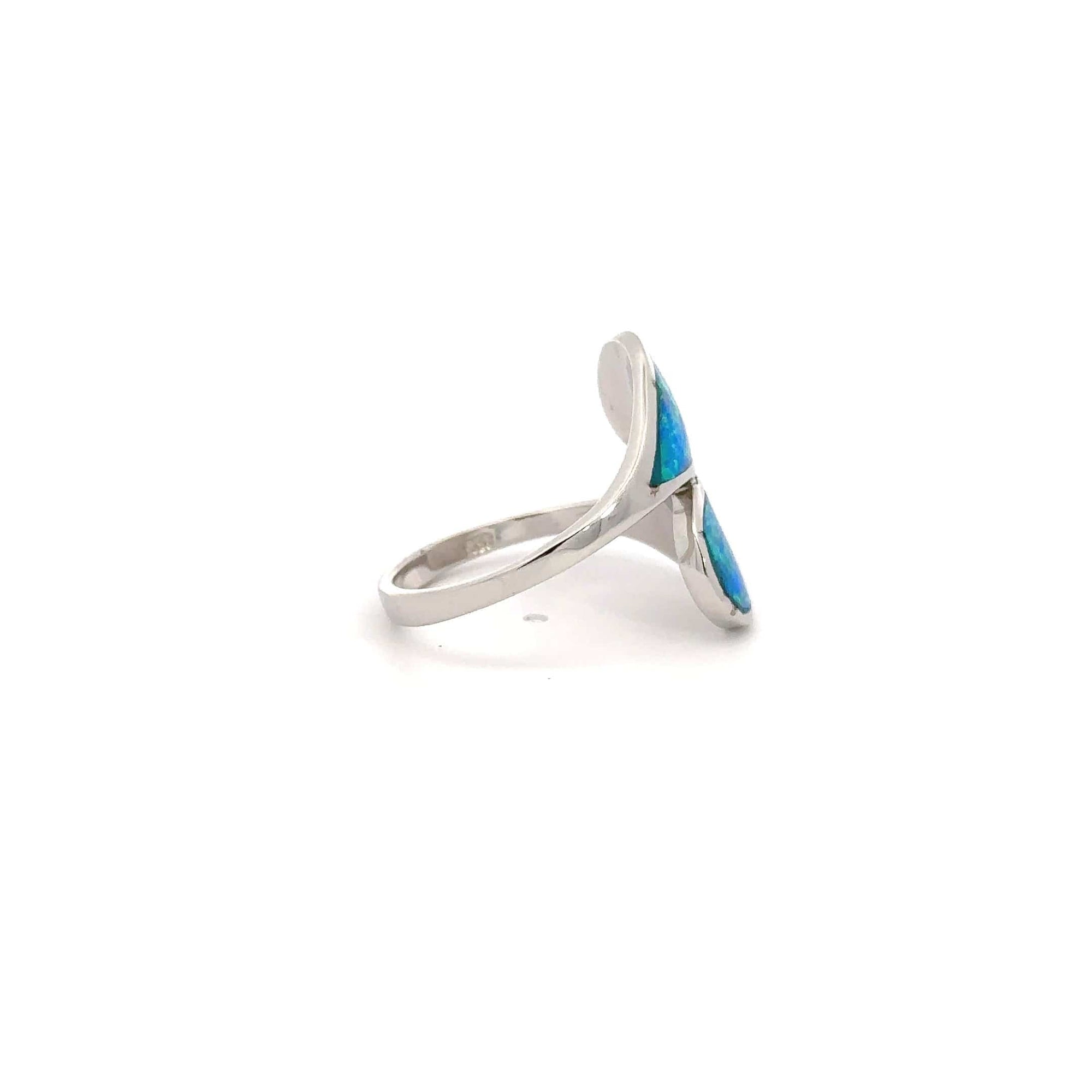 Baikalla Jewelry Sterling Silver Opal Ring Copy of Baikalla™ Sterling Silver Lab-Created Opal Ring