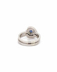 Baikalla Jewelry Sterling Silver Opal Ring Baikalla™ Sterling Silver Lab Created Opal Promise Ring with Tanzanite