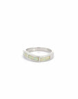 Baikalla Jewelry Sterling Silver Opal Ring Baikalla™ Sterling Silver Lab-Created Opal Ring