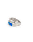 Baikalla Jewelry Sterling Silver Opal Ring Baikalla™ Sterling Silver Lab-Created Opal Ring