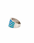 Baikalla Jewelry Sterling Silver Opal Ring Baikalla™ Sterling Silver Lab-Created Opal Ring