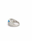 Baikalla Jewelry Sterling Silver Opal Ring Baikalla™ Sterling Silver Lab-Created Opal Ring