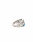 Baikalla Jewelry Sterling Silver Opal Ring Baikalla™ Sterling Silver Lab-Created Opal Ring