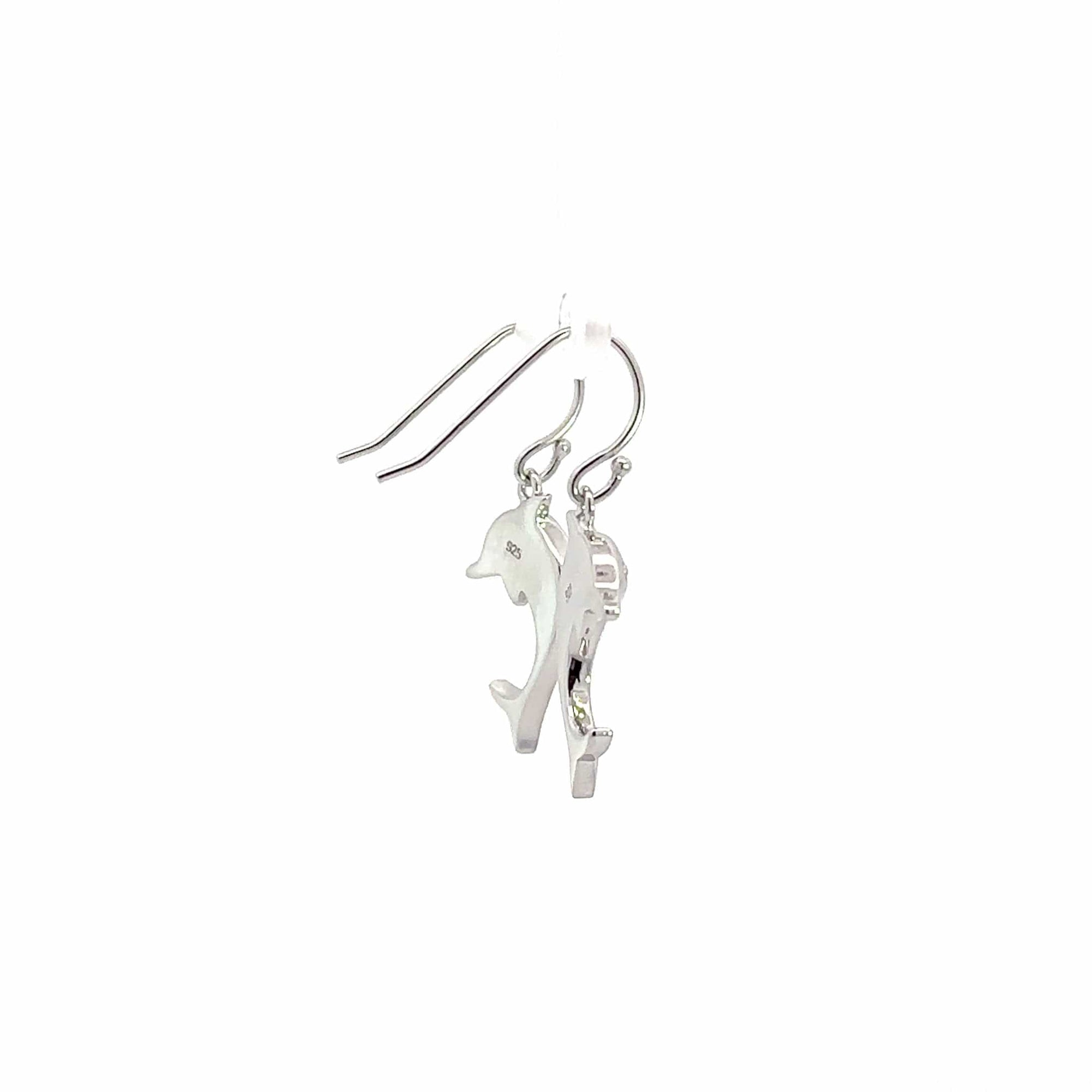 Baikalla Jewelry Gold Gemstone Earrings Copy of Baikalla™ Sterling Silver Natural Lab-Made Opal Dangle Earrings