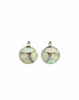 Baikalla Jewelry Gold Gemstone Earrings Baikalla™ Sterling Silver Natural Lab-Made Opal Earrings