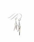 Baikalla Jewelry Gold Gemstone Earrings Baikalla™ Sterling Silver Natural Lab-Made Starfish Opal Dangle Earrings 286