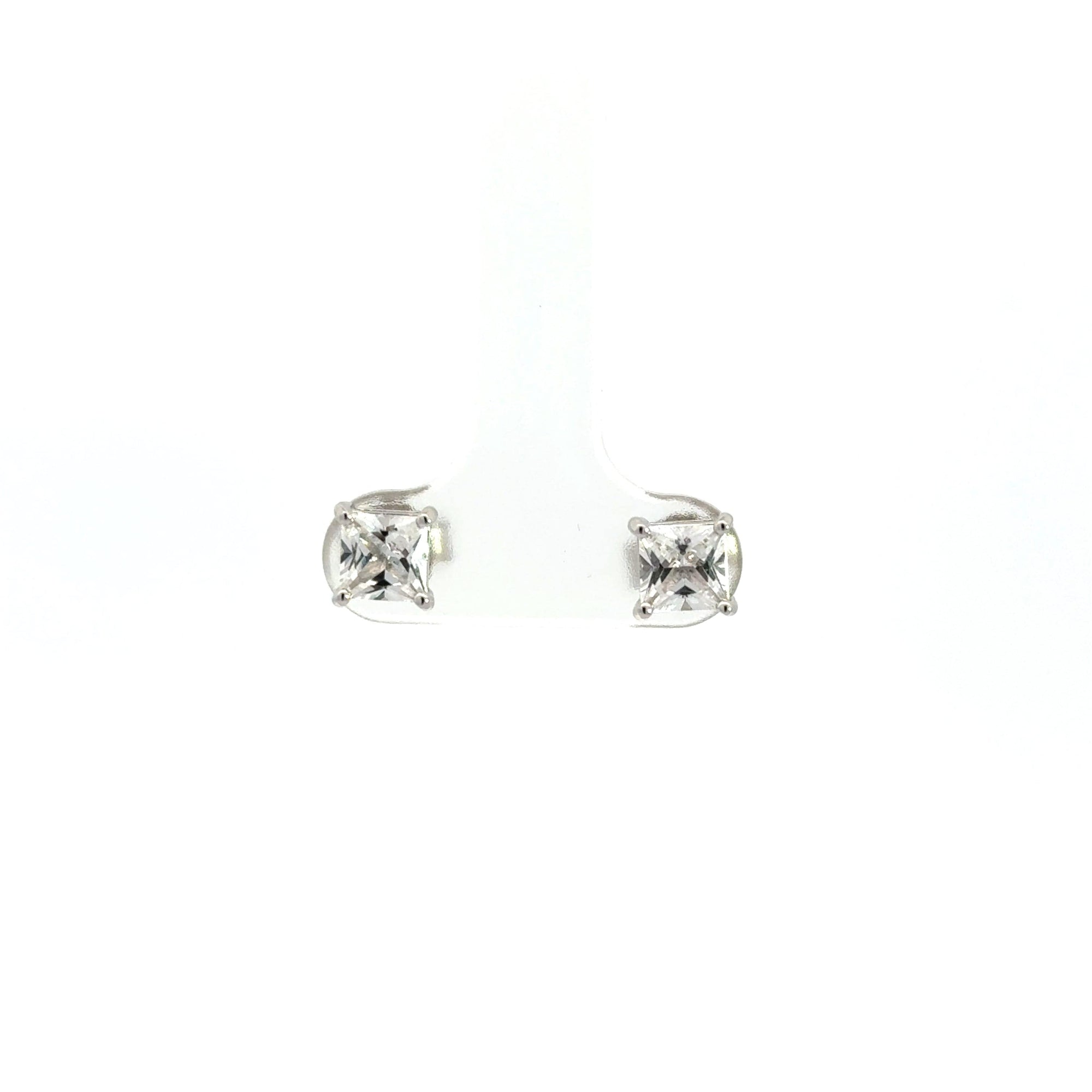 Baikalla Jewelry Gold Gemstone Earrings Diamond Baikalla™ Sterling Silver Lab Created Sapphire Earrings