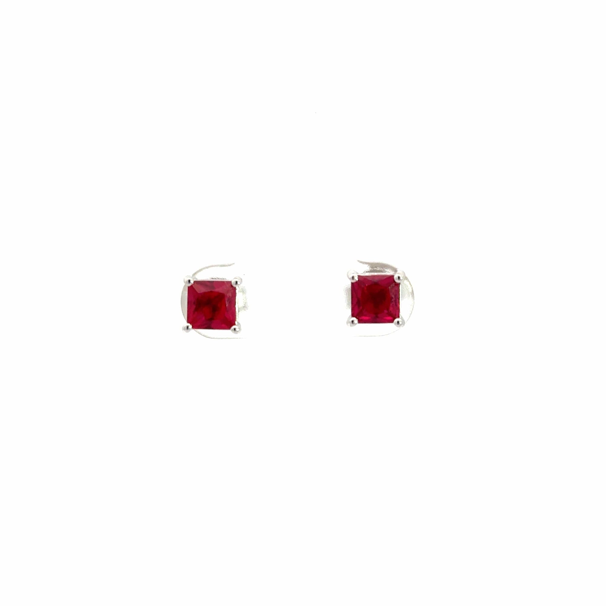 Baikalla Jewelry Gold Gemstone Earrings Ruby Baikalla™ Sterling Silver Lab Created Sapphire Earrings