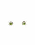 Baikalla Jewelry Gold Gemstone Earrings Peridot Baikalla™ Sterling Silver Lab Created Sapphire Earrings