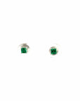 Baikalla Jewelry Gold Gemstone Earrings Emerald Baikalla™ Sterling Silver Lab Created Sapphire Earrings