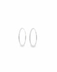 Baikalla Jewelry Silver Gemstone Earrings Baikalla 18k White Gold Dangle Diamond Cut Hoop Earrings