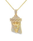 Baikalla Jewelry Sterling Silver Moissanite Pendant Pendant Only Baikalla 14k Gold Jesus With Diamonds Charm Necklace