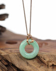 Baikalla Jewelry 18k Gold Jadeite Necklace Pendant Only Baikalla™ "Good Luck Birdie" 18k Rose Gold Genuine Burmese Jadeite Lucky Kou Kou Pendant Necklace With Ruby