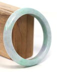 Baikalla Jewelry Jadeite Jade Bangle Bracelet Baikalla Genuine Lavender & Green Burmese Jadeite Jade Bangle Bracelet (62.20mm) 