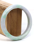 Baikalla Jewelry Jadeite Jade Bangle Bracelet Baikalla™ "Classic Bangle" Genuine Burmese Green Jadeite Jade Bangle Bracelet (58.47mm) 