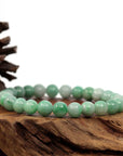 Baikalla Jewelry jade beads bracelet Jadeite Jade 9 mm Round Green Beads Bracelet ( 9 mm )