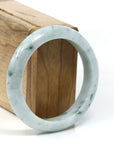 Baikalla Jewelry Jadeite Jade Bangle Bracelet Burmese Blue-Green Jade Jadeite Bangle Bracelet (55.86 mm) T247