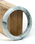 Baikalla Jewelry Jadeite Jade Bangle Bracelet Burmese Blue-Green Jade Jadeite Bangle Bracelet (59.71 mm) T242