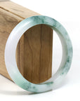 Baikalla Jewelry Jadeite Jade Bangle Bracelet Burmese Blue-Green Jade Jadeite Bangle Bracelet (58.76 mm) T297