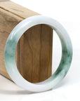 Baikalla Jewelry Jadeite Jade Bangle Bracelet Burmese Blue-Green Jade Jadeite Bangle Bracelet (58.76 mm) T297