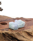 Baikalla Jewelry genuine jadeite carving Genuine Burmese Lavender Green Jadeite Jade PiXiu Pendant Necklace