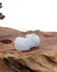 Baikalla Jewelry genuine jadeite carving Genuine Burmese Lavender Green Jadeite Jade PiXiu Pendant Necklace