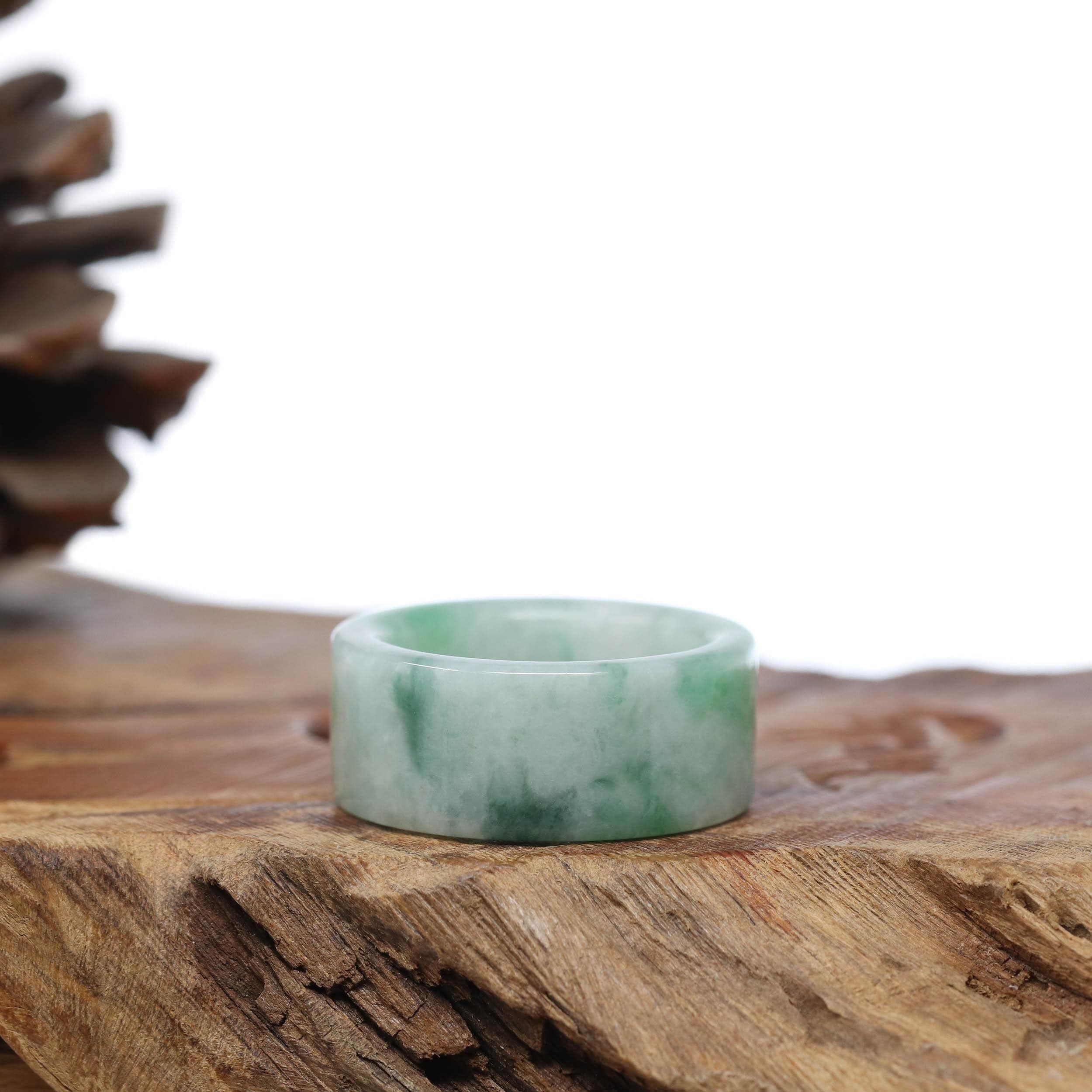 Natural White Green Nephrite Jade A Burmese high quality Bangle