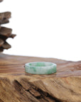 Baikalla Jewelry Jadeite Jade Bangle Bracelet Natural Burmese Green Jadeite Jade Bend Men's Ring