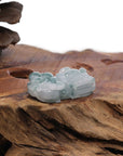 Baikalla Jewelry genuine jadeite carving Genuine Burmese Ice Blue-Green Jadeite Jade PiXiu Pendant Necklace