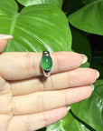 Baikalla "18kw Gold Natural Imperial Jadeite Jade Oval Ring w/ Natural Diamonds"