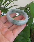 Burmese High Ice Blue-green Jade Jadeite Bangle Bracelet (53.37mm) ( Collectibles )T070