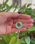 Baikalla™ "Good Luck Birdie" 18k Rose Gold Genuine Burmese Jadeite Lucky Kou Kou Pendant Necklace With Ruby and Diamond