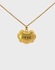 24k Gold "As You Wish" Ru Yi Charm Necklace