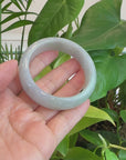 Baikalla™ "Classic Bangle" Genuine Burmese Green Jadeite Jade Bangle Bracelet( 57.35 ) 