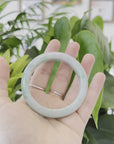 Baikalla Classic Real Jade Jadeite Bangle Bracelet ( 56.85 mm )