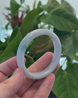 Baikalla Natural Burmese Blue Green Jadeite Jade Bangle Bracelet (54.07mm) 