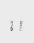 Baikalla™ Classic 14k White Gold Aquamarine Dangle Earrings