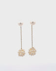 Baikalla 18k Gold Pearl Dangle 2 in 1 Earrings